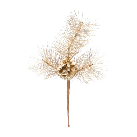 87279DS Pine Pick Chirstmas Tree Decoration - Set of 6